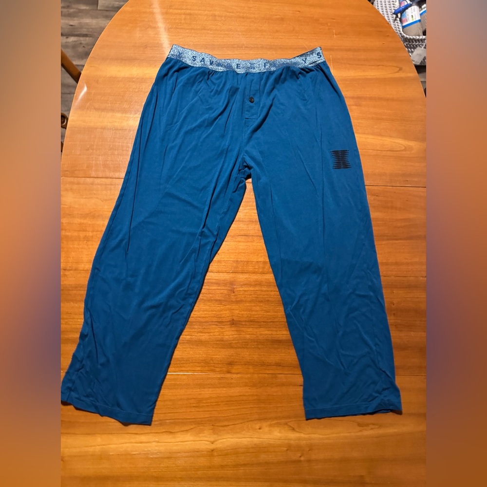 Men's Savage Fenty Jewel Tone Blue Lounge Pants XL -EUC